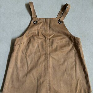 Zara Suede Fall Grommet Tank Top Open Back